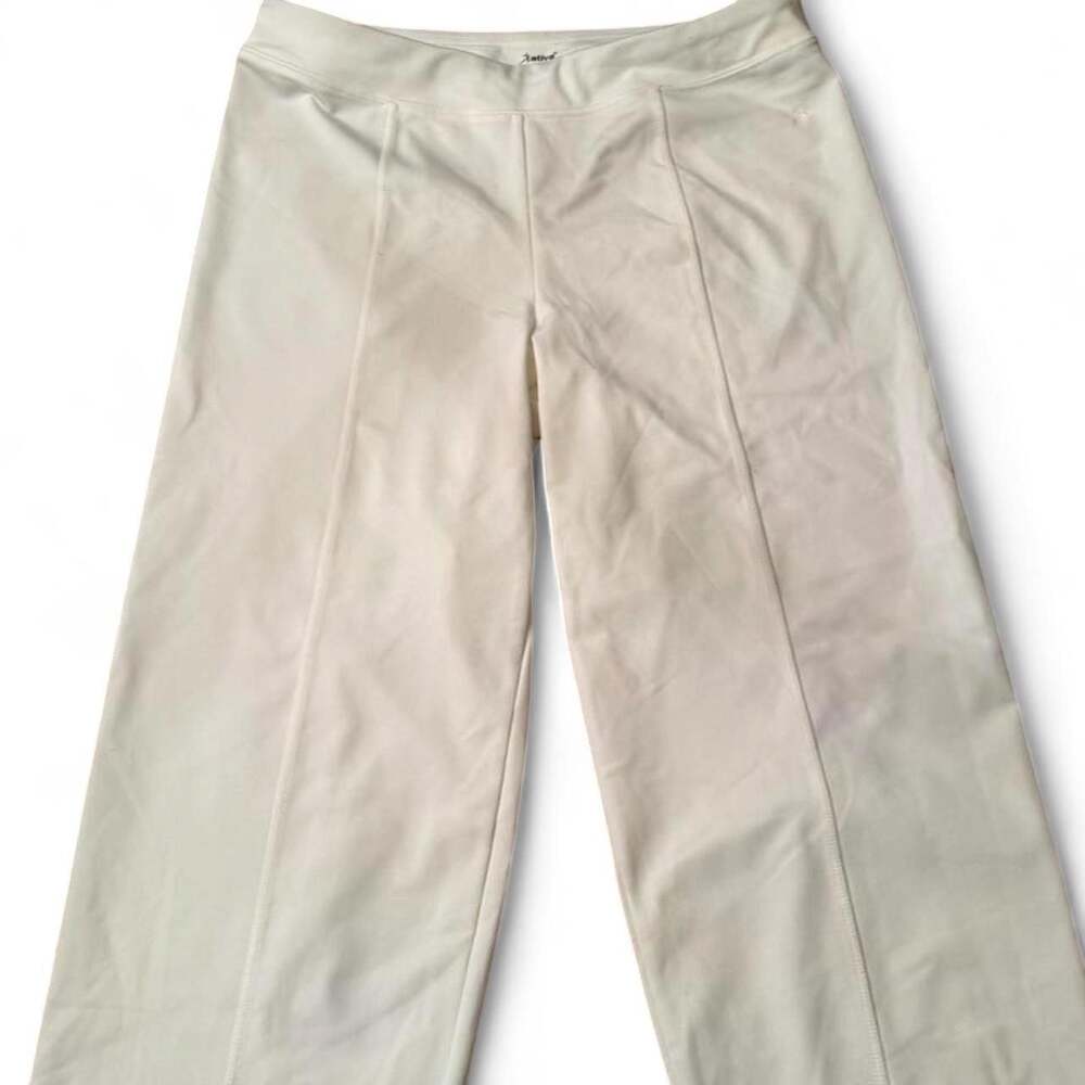 Ativa White Wide Leg Workout Pants Small